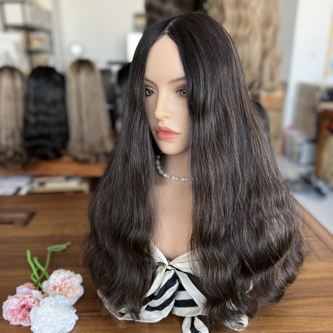 Skin Top Wigs Iconic Classic Hair Color #1/2/8H | Refined Wigs