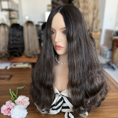 Skin Top Wigs Iconic Classic Hair Color #1/2/8H | Refined Wigs