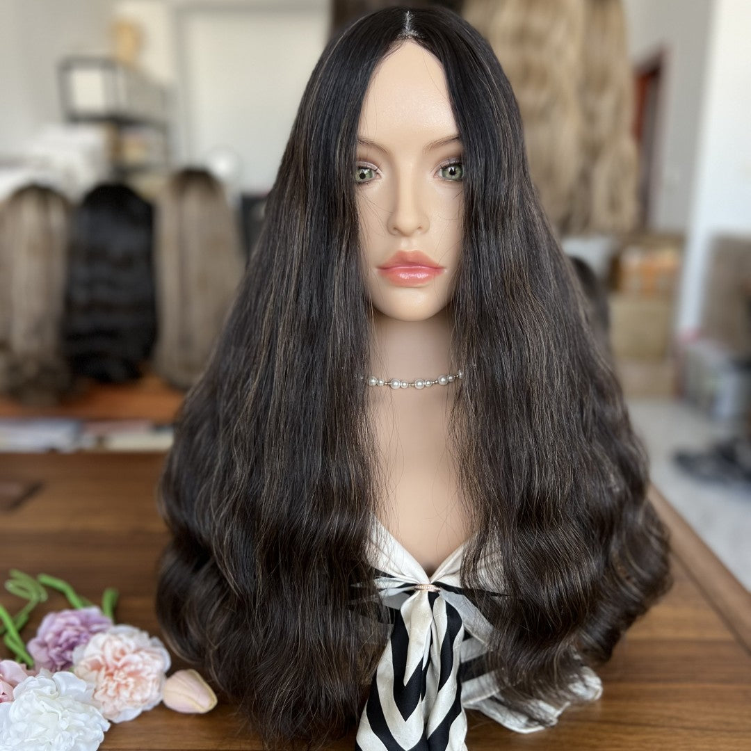 Skin Top Wigs Iconic Classic Hair Color #1/2/8H | Refined Wigs