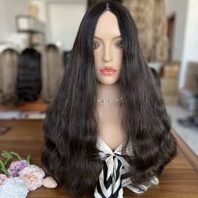 Skin Top Wigs Iconic Classic Hair Color #1/2/8H | Refined Wigs