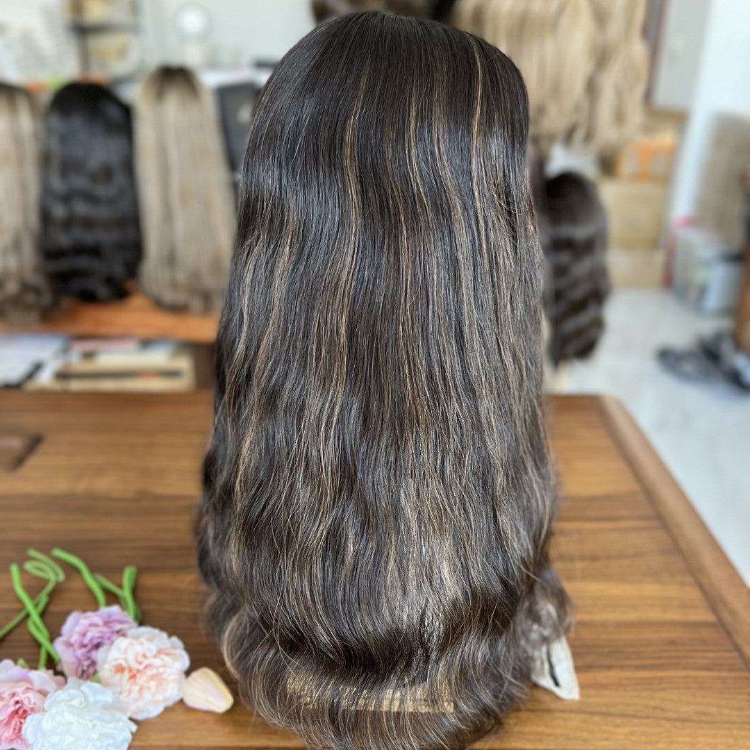 Skin Top Wigs Iconic Classic Hair Color #1/2/8H | Refined Wigs