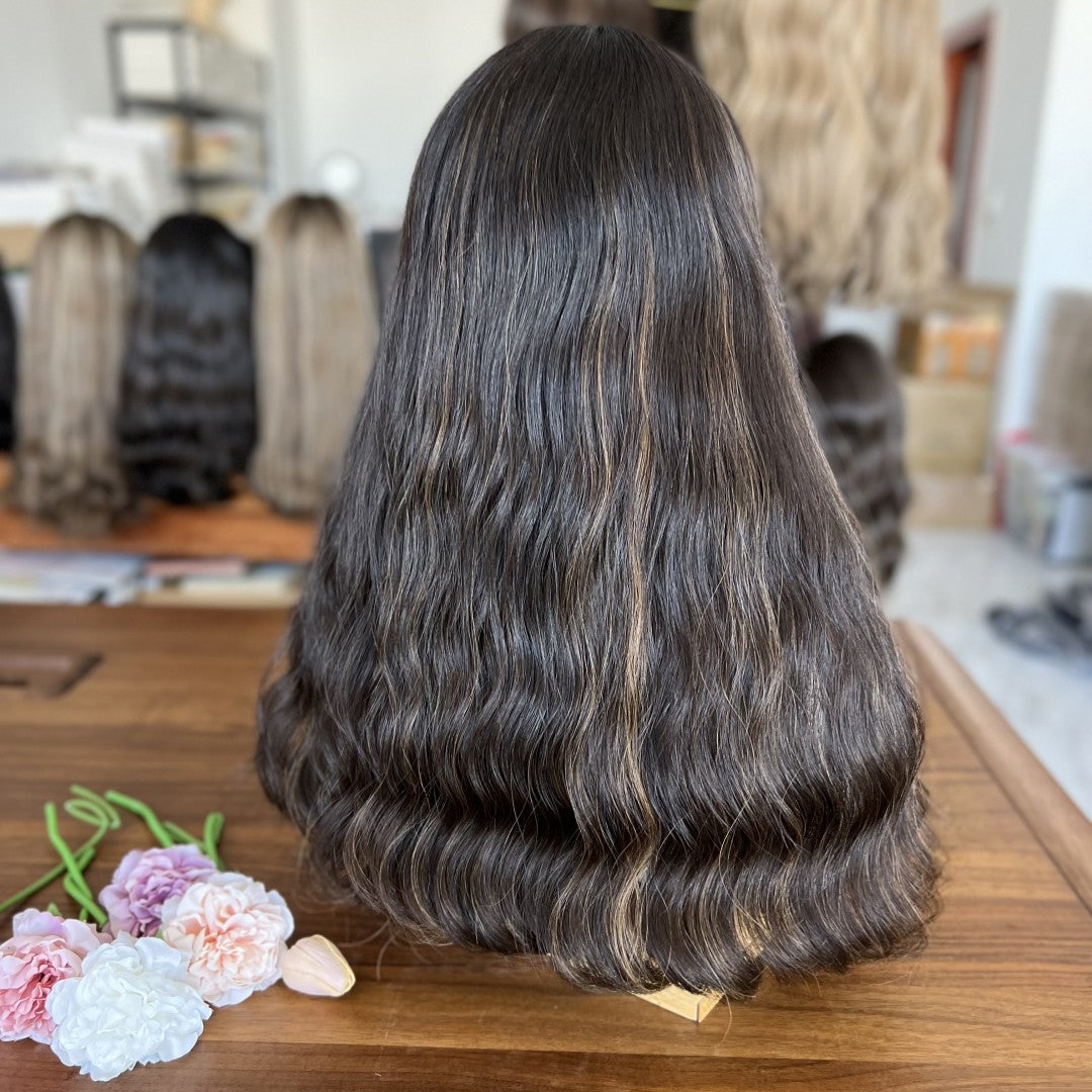 Skin Top Wigs Iconic Classic Hair Color #1/2/8H | Refined Wigs