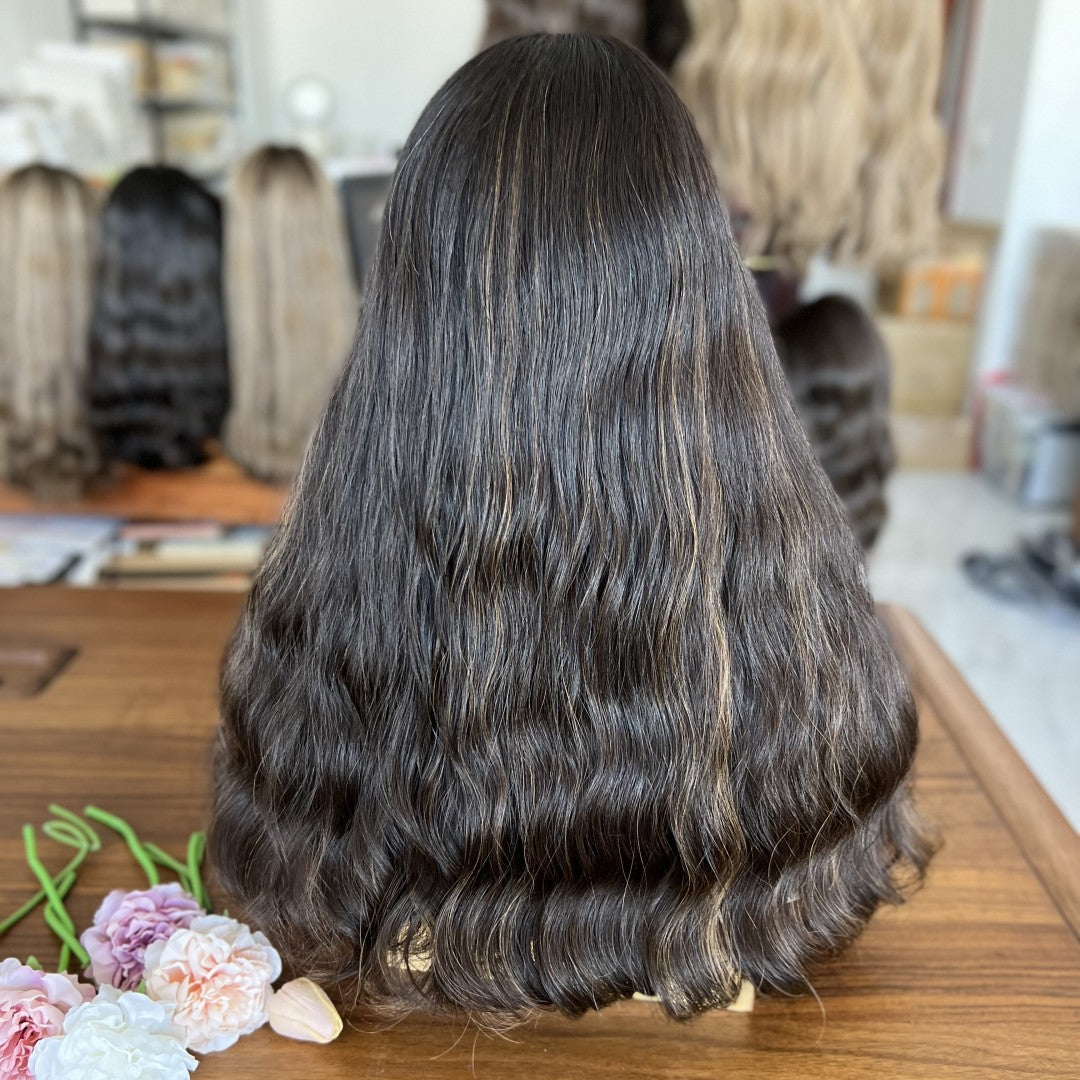 Skin Top Wigs Iconic Classic Hair Color #1/2/8H | Refined Wigs