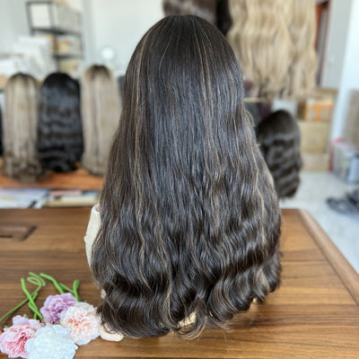 Skin Top Wigs Iconic Classic Hair Color #1/2/8H | Refined Wigs