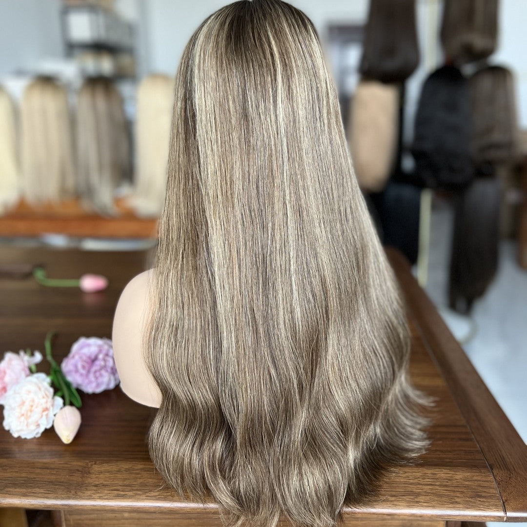Top Lace Customized Color Wig – Must-Have Blend #8HL