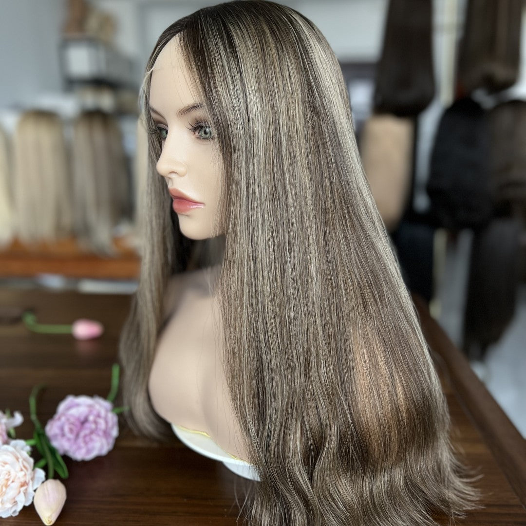 Top Lace Customized Color Wig – Must-Have Blend #8HL