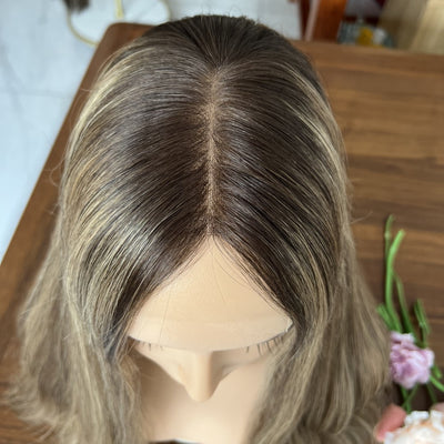 Top Lace Customized Color Wig – Must-Have Blend #8HL