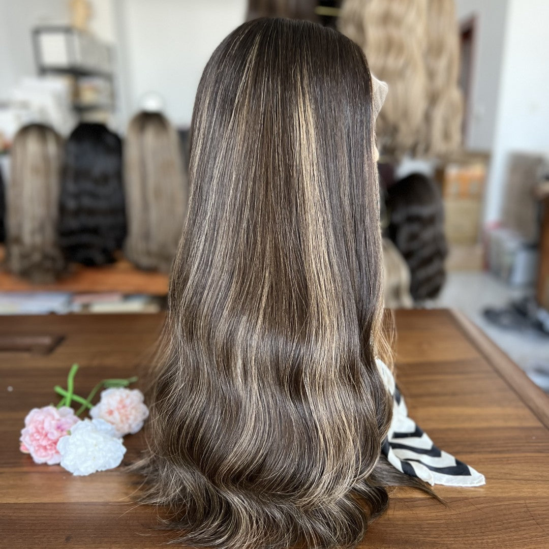 Top Lace Wig #2HL Must-Have Style – Temporary Wavy Texture