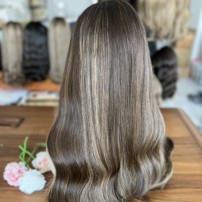 Top Lace Wig #2HL Must-Have Style – Temporary Wavy Texture