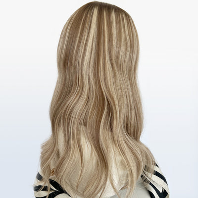 Wholesale Ash Brown Silk Base Hair Toppers for Women