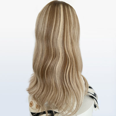 Wholesale Ash Brown Silk Base Hair Toppers for Women