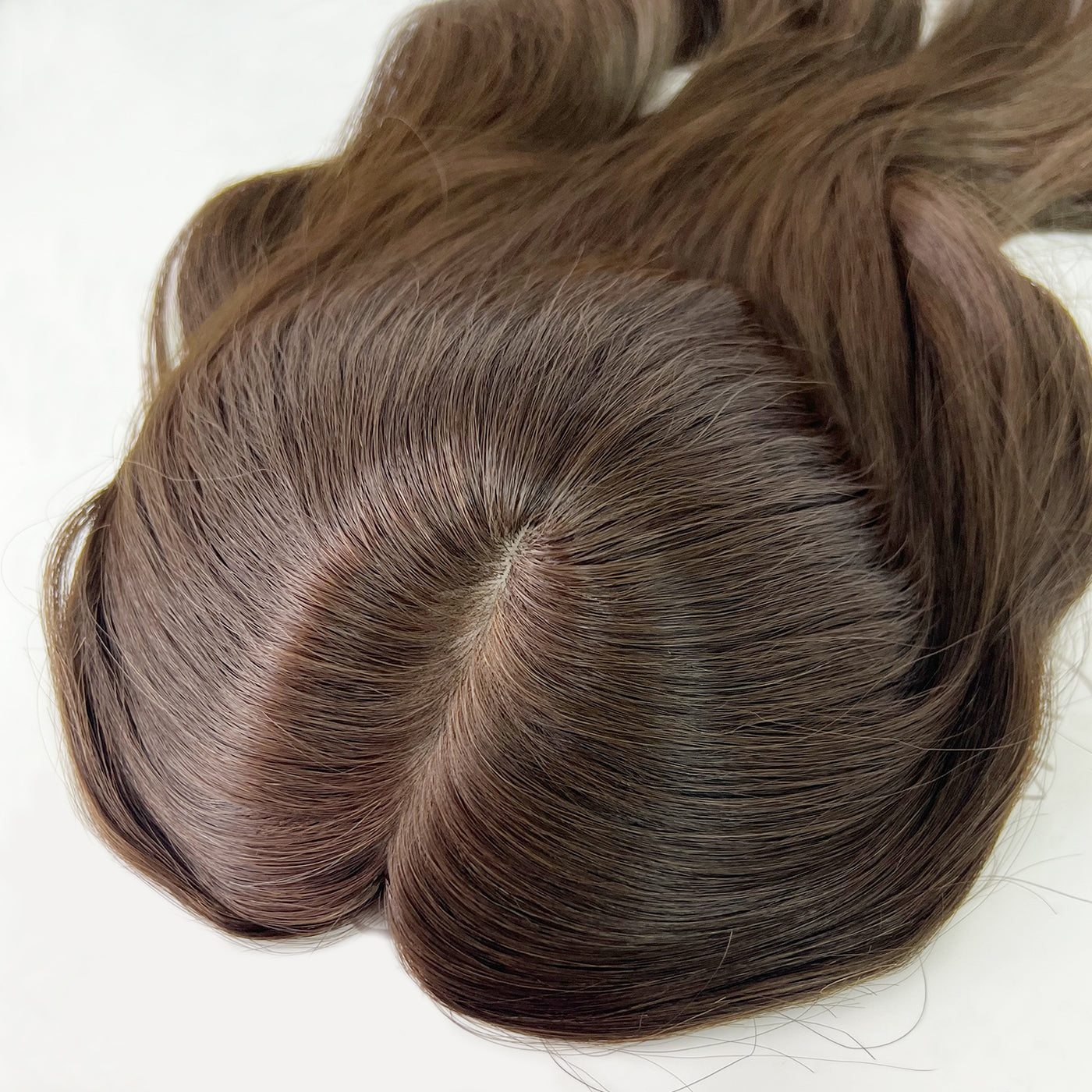 Wholesale Dark Brown Silk Topper #4 - Bulk Supply for Distributors
