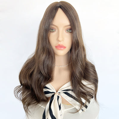 Wholesale Dark Brown Silk Topper #4 - Bulk Supply for Distributors